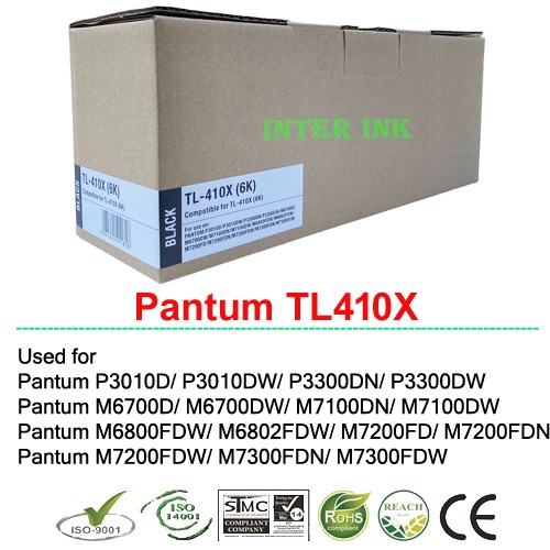 หมึก Pantum M6800FDW/ M6802FDW/ M7200FD/ M7200FDN (TL-410X) 6K Color Box