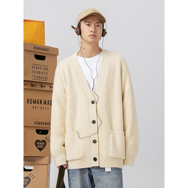 เสื้อกันหนาวแขนยาว plain cardigan