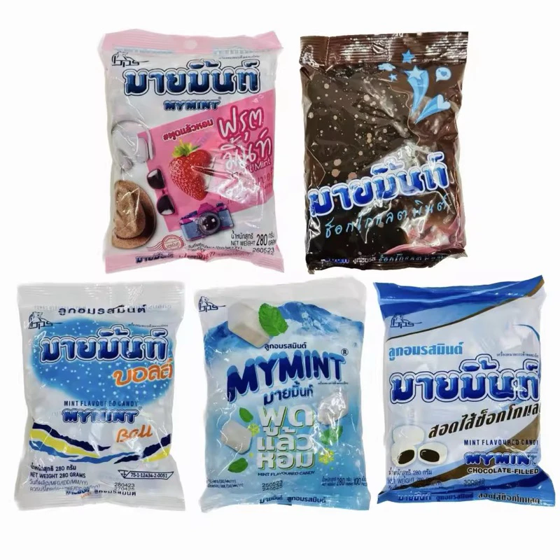 ลูกอมมายมิ้นท์ 100เม็ด 280กรัม มีรสให้เลือกซื้อ