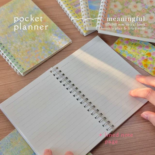 สมุดแพลนเนอร์/สมุดโน้ตพกพา A6 | Little Meaningful Days | เลือกด้านใน: Planner / Lined / Blank / Premium Blank 📓✨