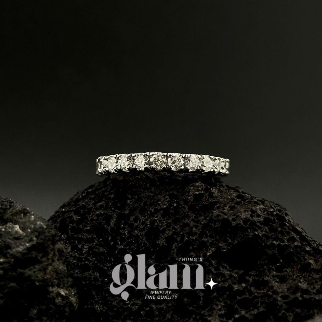 S6-3 *ส่งจากไทยภายใน 3 วัน* แหวนเพชรรอบนิ้ว