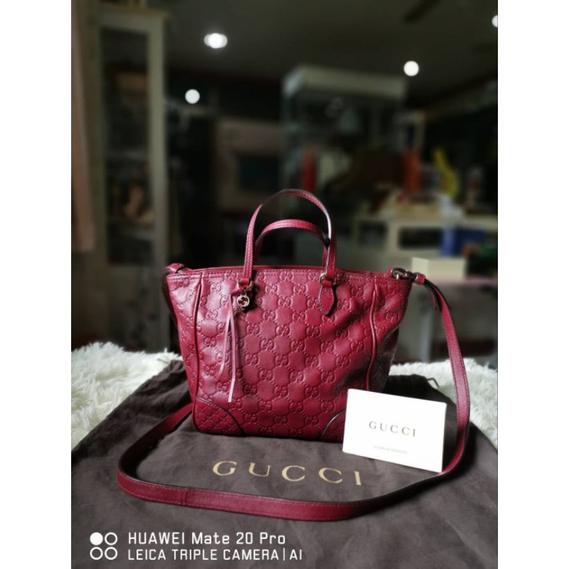 Sold‼️Gucci Bree Guccissima Mini Tote สภาพดี ไซส์น่ารักมาก มือ2 ของแท้‼️