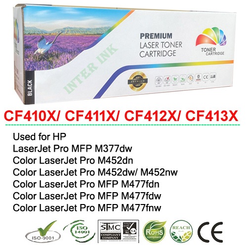 หมึก Color LaserJet Pro M452dn/ M452dw/ M452nw (410X) Color Box