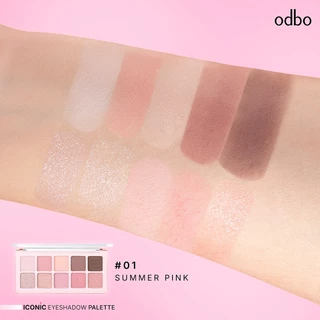 odbo (ของแท้ ส่งตรงจากแบรนด์ 100%) ICONIC EYESHADOW PALETTE - OD2029 #พาเลทไอโคนิค