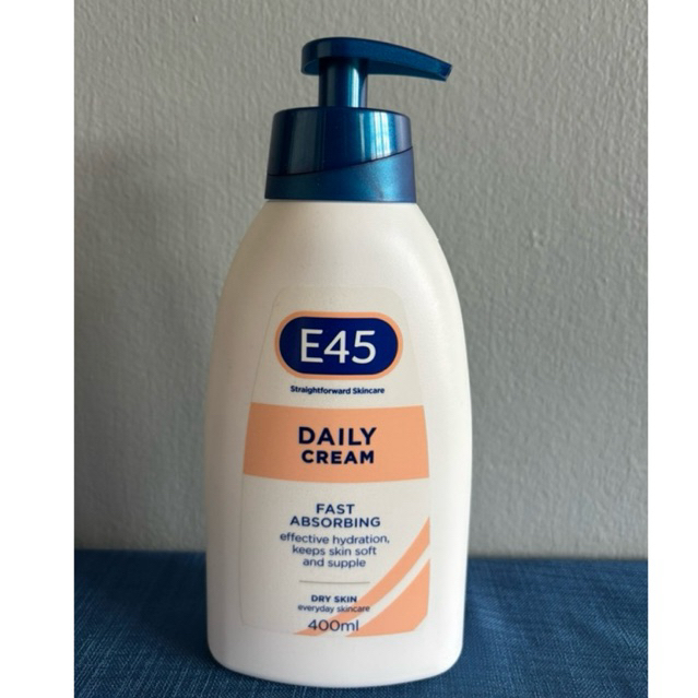 💙แท้💯%จากอังกฤษ🇬🇧E45 Daily Moisturiser Cream✨400 ML