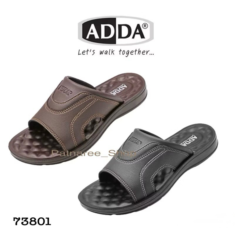 ⭐️พร้อมส่ง⭐️ADDA รุ่น 73801 ของแท้💯% รองเท้าแตะแบบสวม ไซส์ 39-45