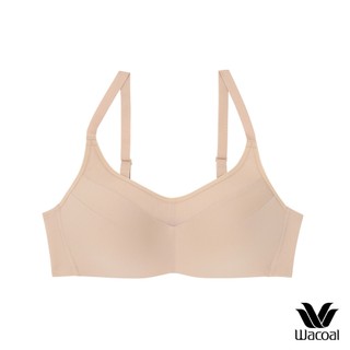 Wacoal Surprise Wireless Bra เสื้อชั้นในไร้โครง ตกแต่งตาข่าย รุ่น WB9V08 สีเนื้อ (NN)