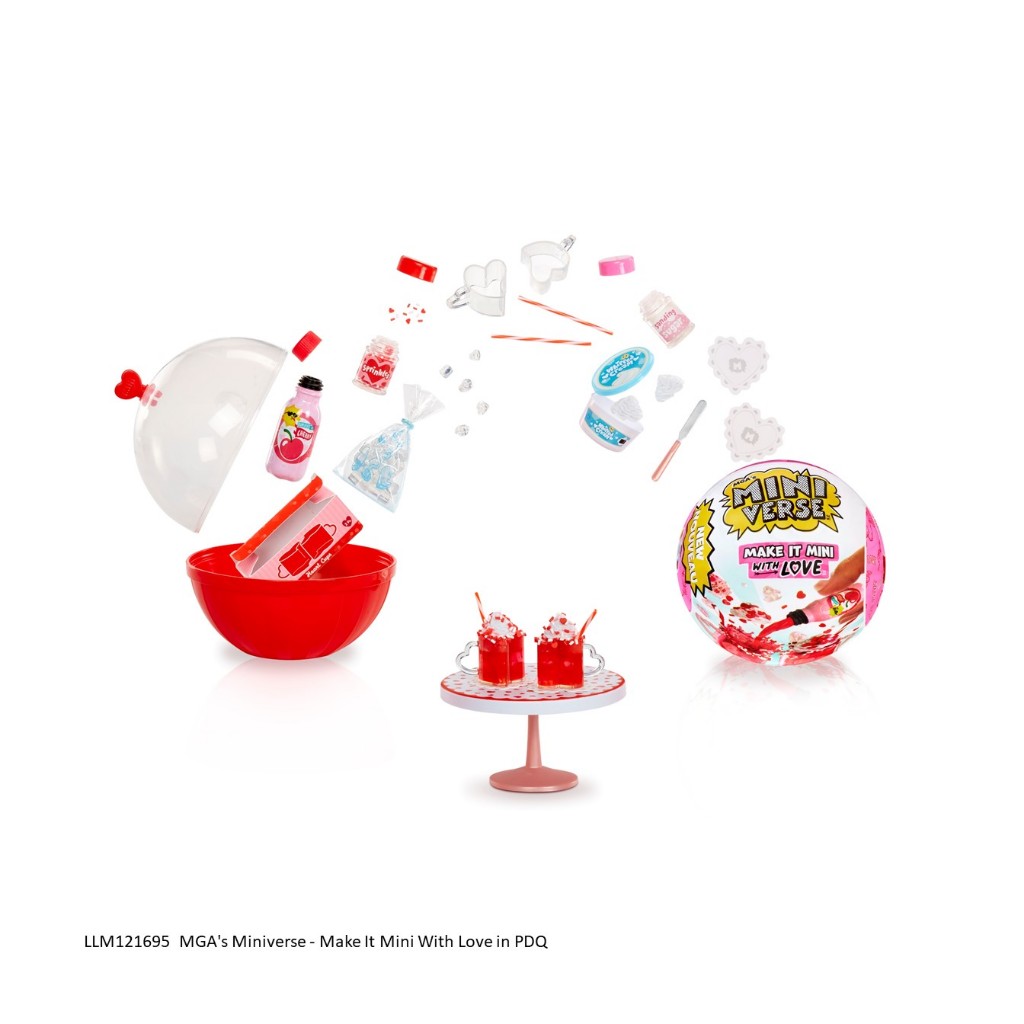 MGA (เอ็มจีเอ) Miniverse -  Make It Mini With Love in PDQ  ของเล่นจิ๋ว DIY รหัส LLM121695