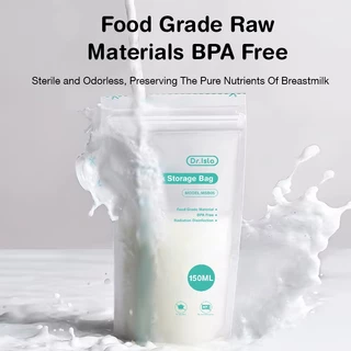 Preferred ถุงเก็บน้ำนมแม่ ถุงจัดเรียง 10/30/100PCS BPA Free ถุงเก็บน้ำนมแม่ยกลัง 150ml MSB05