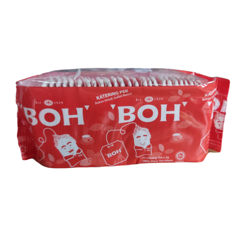 BOH ชาโบ๊ แบบซองจุ่ม 25 ซอง หอม เข้ม นำเข้าจากมาเลย์เซีย ฮาลาล ชงง่าย ราคาถูก