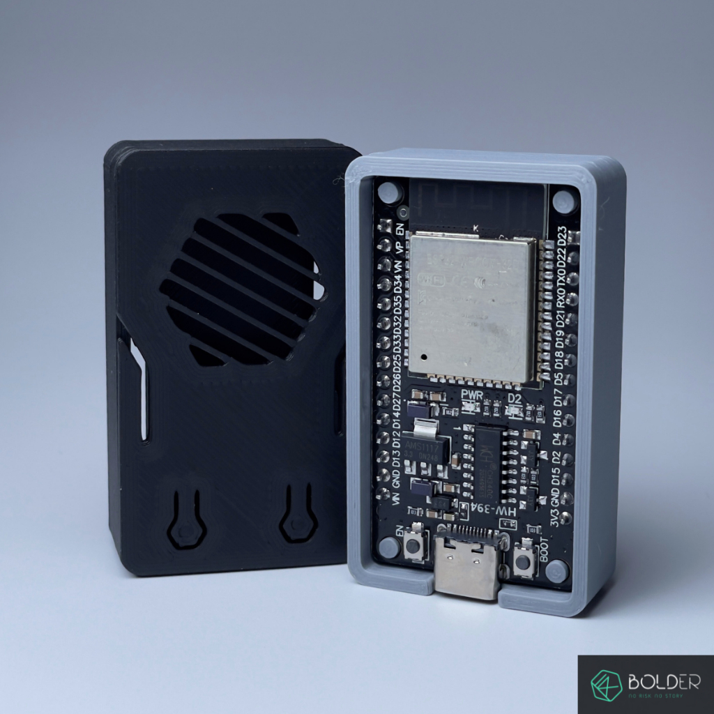 Case ESP32 WROOM TYPE-C เลือกสีได้ ทนความร้อน เคสสำหรับบอร์ด ESP32 ผลิตจากพลาสติก PLA สีสันสวยงาม