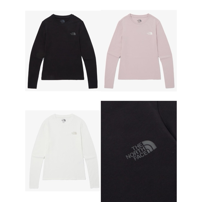 ❎ปิดรับ(-66%🇰🇷) the north face🖤 W'S CORE L/S R/TEE -สอบถามก่อนสั่งซื้อ
