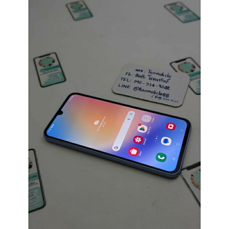 ขาย / เทิร์น Samsung Galaxy A34 5G 128 GB ศูนย์ไทย สภาพสวย มีตัวเครื่องอย่างเดียว ไม่มีอุปกรณ์อื่น

