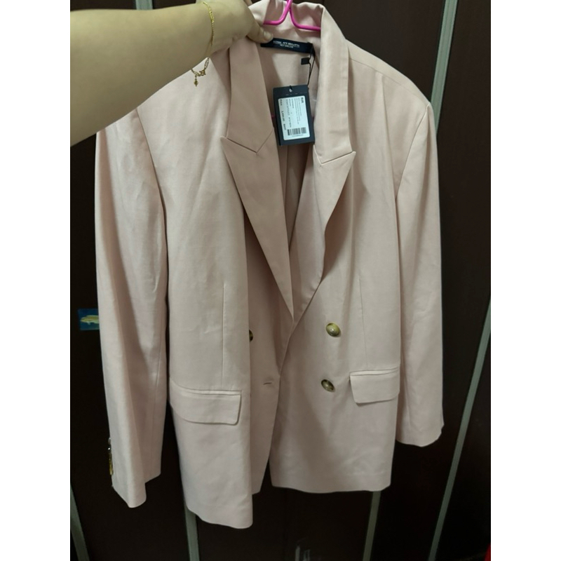 Blazer RIR สีชมพูอ่อนเรียบหรู