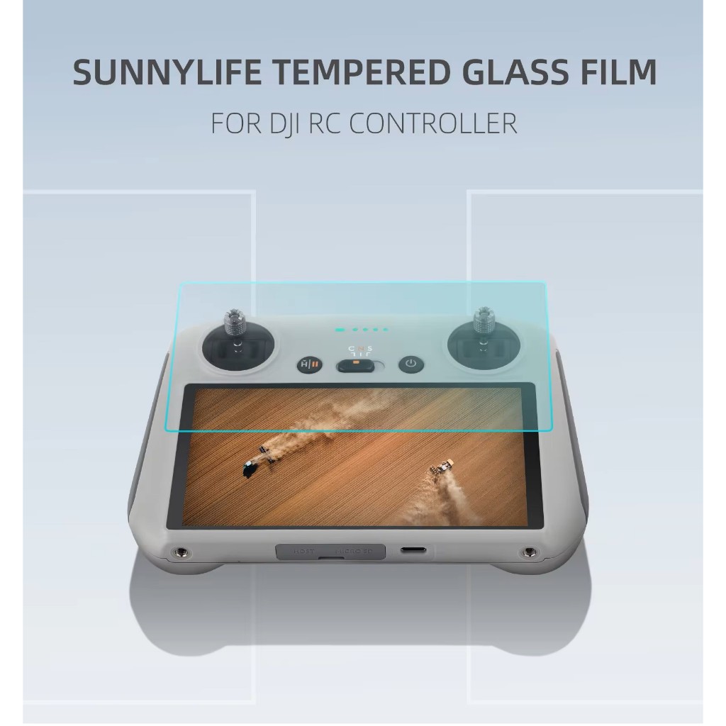 ฟิล์มป้องกันรอย เคสซิลิคอน ฝาครอบหน้าจอ สำหรับ DJI RC/RC2 Mini 3/4 Pro Air 3