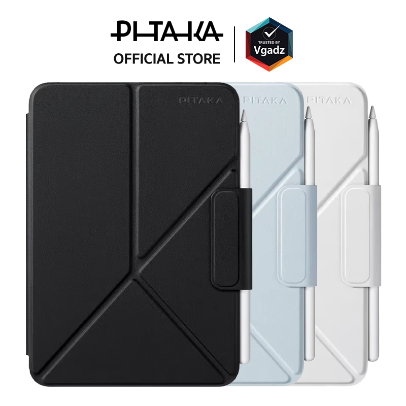 Pitaka - ฝาพับหน้าจอสำหรับ iPad mini (7th/6th Gen) รุ่น MagEZ Folio 2
