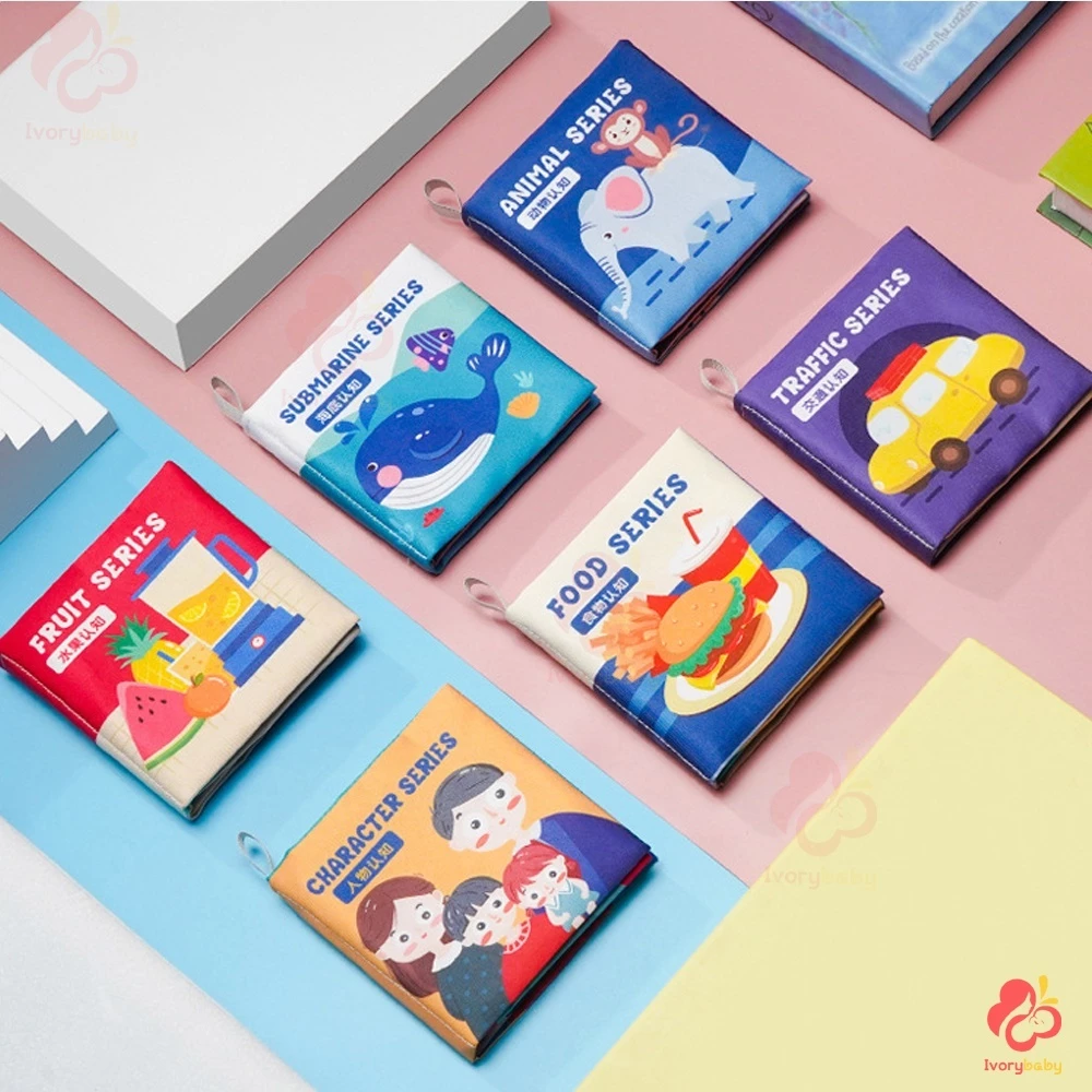 IVORYBABY หนังสือผ้าเด็ก เป็นของขวัญที่ดีสําหรับเด็ก ๆ ของเล่นหนังสือ หนังสือรูปภาพ thumbnail 4
