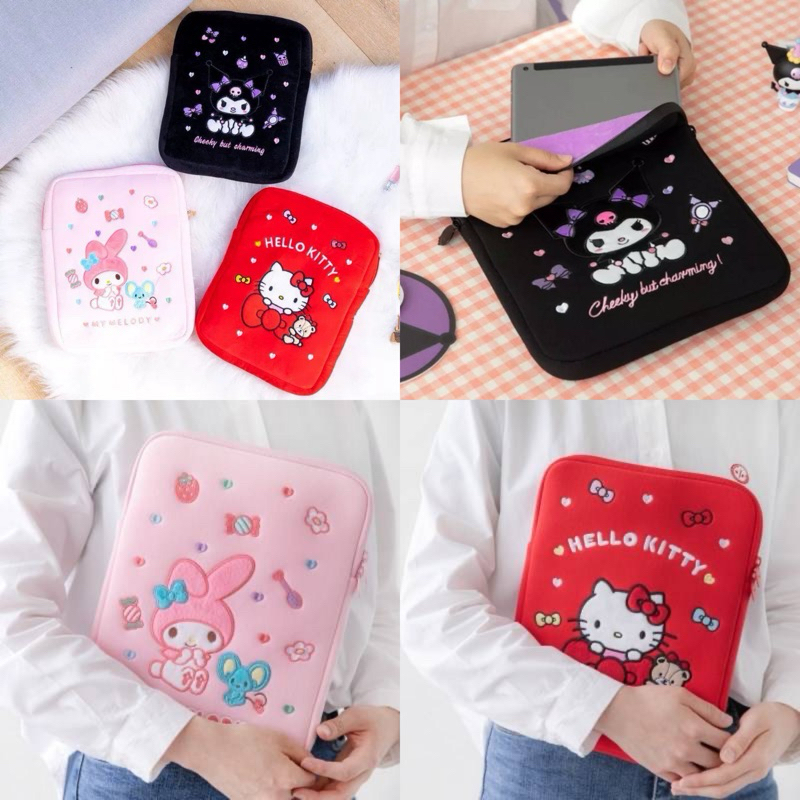 กระเป๋าใส่ไอแพด Sanrio บุวัสดุกันกระแทกอย่างดี