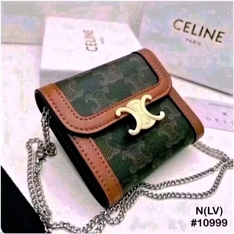 มือ1🌺🌺กระเป๋าสะพาย​ Celine mini​ Size.4นิ้ว​  (พร้อมกล่อง)​