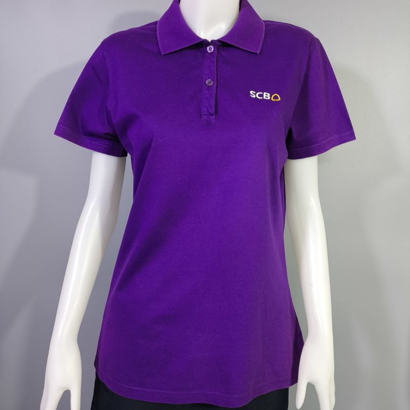 มือสอง เสื้อธนาคาร ไทยพาณิชย์ อก 38 เสื้อฟอร์ม ชุดพนักงาน SCB