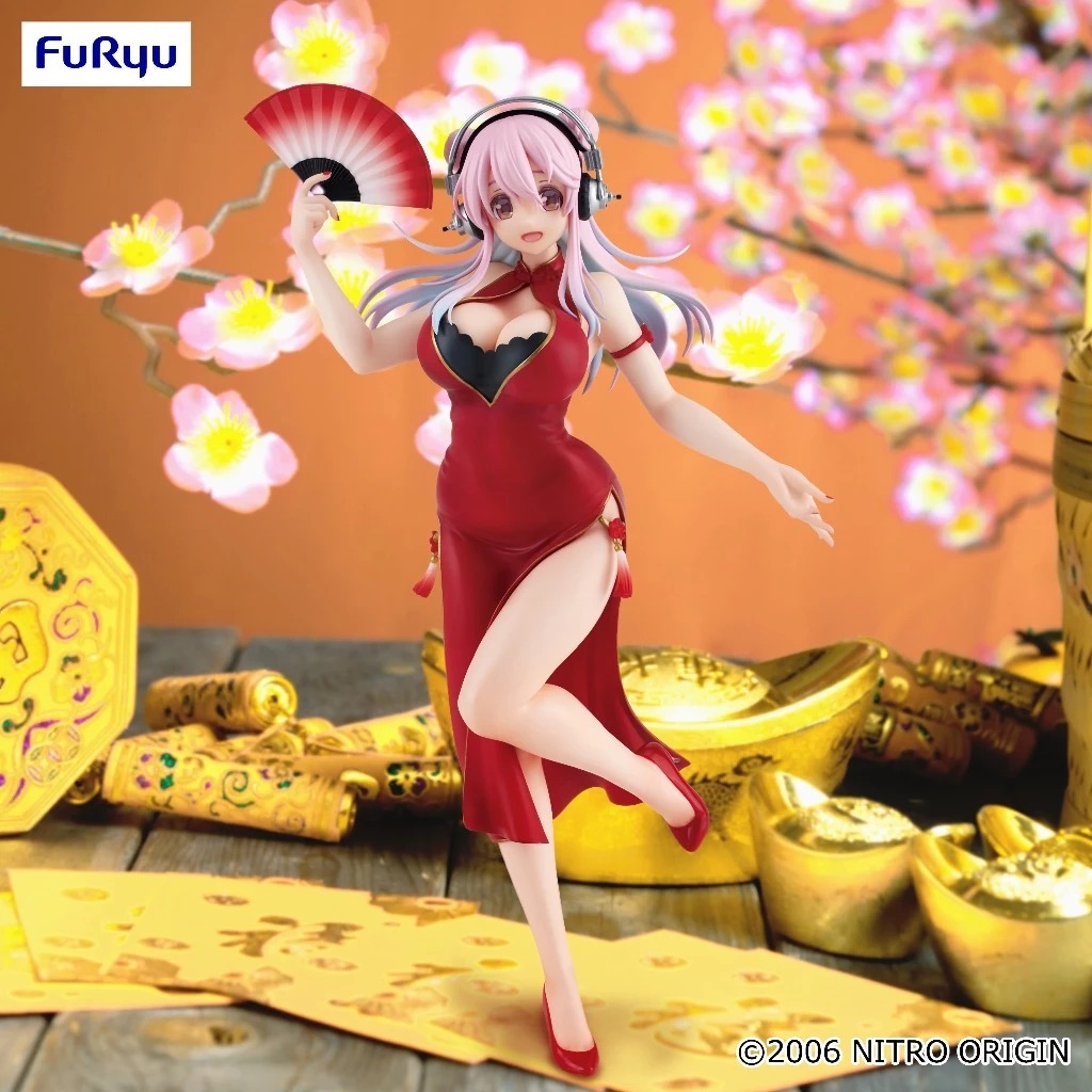 พร้อมส่ง/โมเดลโซนิโกะ มือ1 ฟิกเกอร์แท้จากญี่ปุ่น/Super Sonico: China Dress Ver. Trio-Try-iT - FuRyu