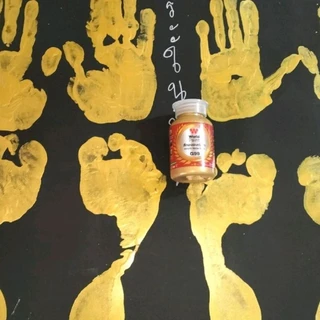 สีมุกอะคริลิค สีทองคำอะคริลิคแท้ สีอะคริลิคสีทอง WorldPaint สีน้ำอะคริลิคทองคำ ขนาด 100 กรัม