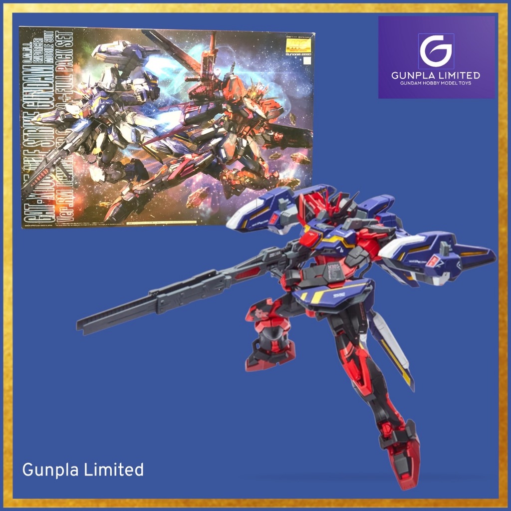 GAT-X105 AILE STRIKE GUNDAM VER.RM (CHINA RED COLOR)+FULL PACK SET
