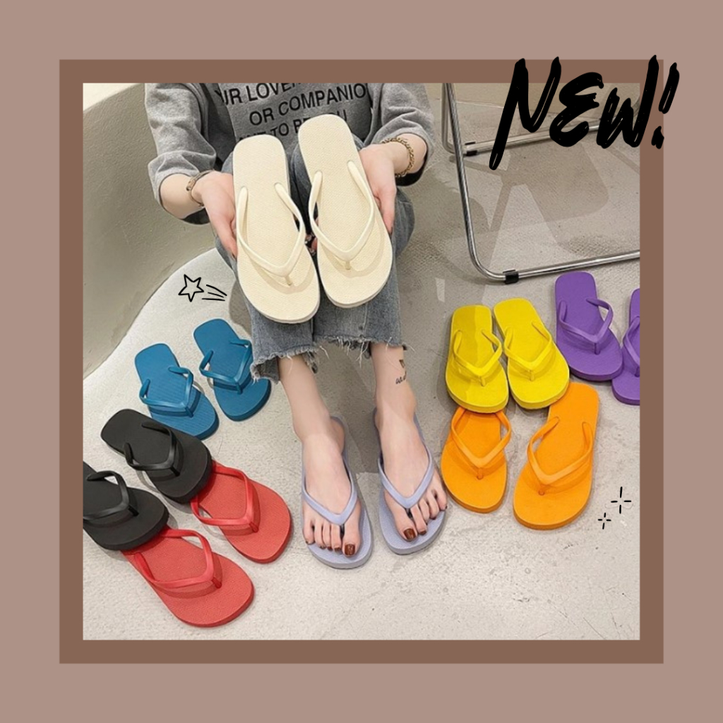 รองเท้าแตะ หูหนีบ ฟองน้ำ เบาสบาย กันลื่น มี 8 สี