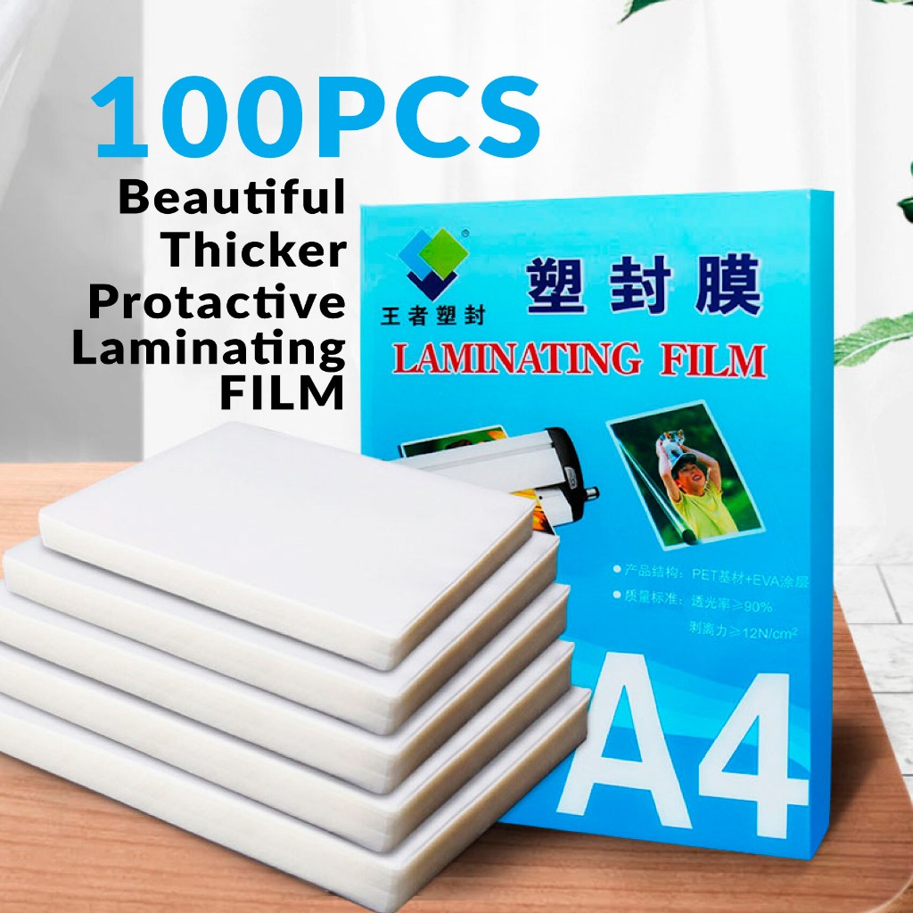 พลาสติกเคลือบบัตร ขนาด A4 หนา125mic 100แผ่น/แพ็ค ตรา Delva Laminating Film
