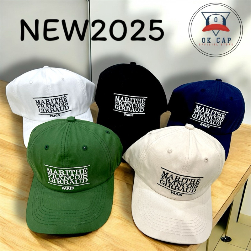 พร้อมส่ง🔥2025หมวก Marithe Francois Girbaud - Classic Logo Cap หมวกเบสบอล หมวกเกาหลี