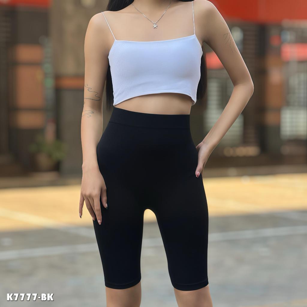 🍓emma_clothing พร้อมส่งทุกวัน โค้ดลดเยอะ🍓🆙COD🆙กางเกงเลคกิ้ง เลคกิ้งขา 3 ส่วน ยืดได้เยอะมาก  ใส่ออกกำ