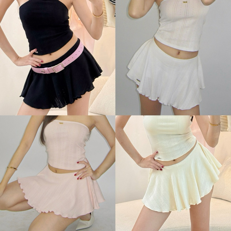 MILAN SKIRT 📎 กระโปรง เอวต่ำ เฉพาะกระโปรง มีซับใน unigam