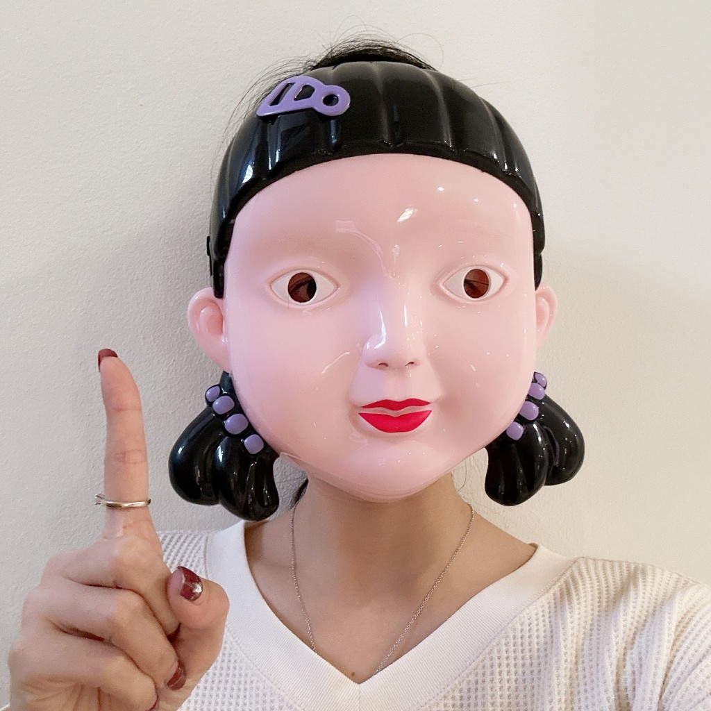 【หน้ากากโกโกวา】🔥ราคาถูก SOLDIER SQUID GAME MASK หน้ากากสควิดเกมส์ เล่นลุ้นตาย หน้ากากครอสเพลย์ วงกลม