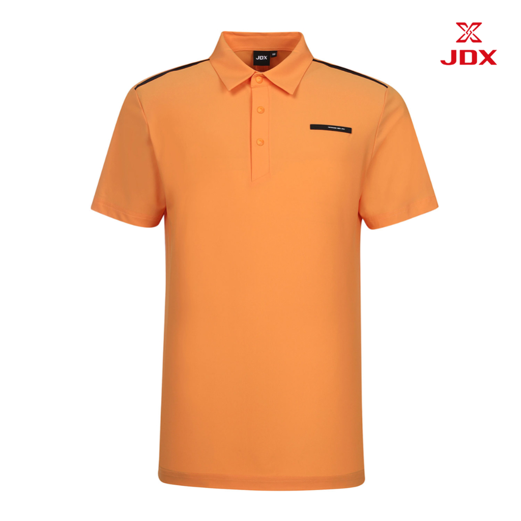 JDX Golf เสื้อชายแขนสั้นสีเบจ