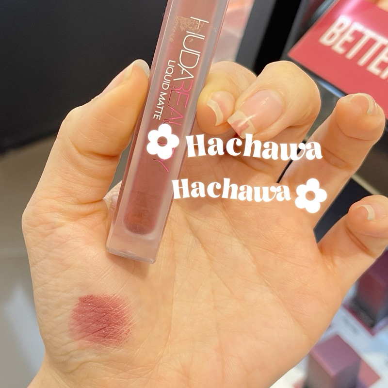 แท้ Huda Beauty liquid matte ไซส์มินิ 1.9ml สี FirstClass ลิปสติกแบบลิควิด