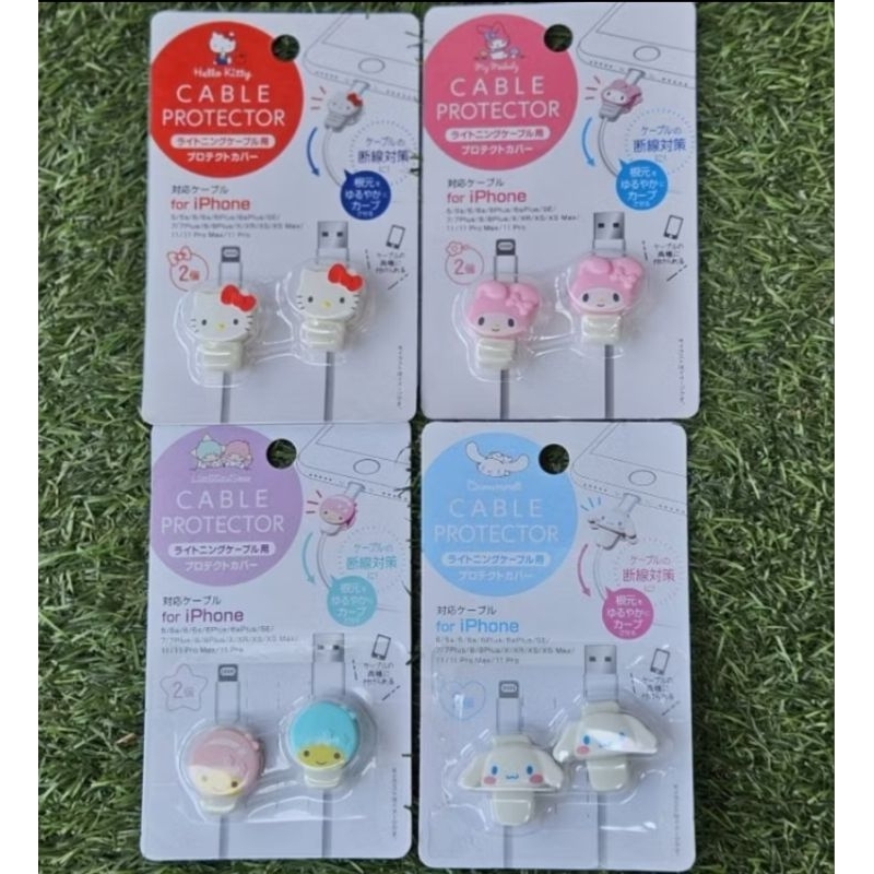 [พร้อมส่งในไทย] ตัวปกป้องสายชาร์จ Cable Protecter Sanrio ของแท้ จากญี่ปุ่น ส่งทุกวัน ตัดรอบเที่ยง