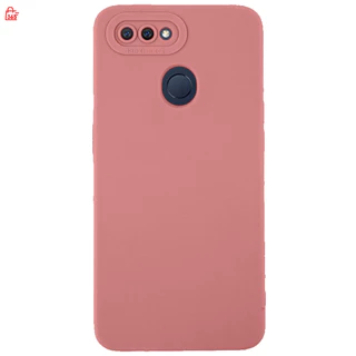 เคส สำหรับ OPPO A12 A5s F9 A7 CPH1909 CPH2083 เคสซิลิโคนนิ่ม กันกล้อง TPU สีพื้น