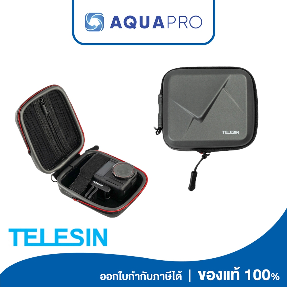 Telesin EVA Mini Storage Case กระเป๋ามินิ For Insta360 Ace Pro 2, DJI Action 5 Pro/4/3 and GoPro Cameras