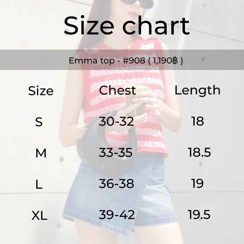 Wara Emma top - 908 มี 2สีให้เลือก - รูปที่ 7