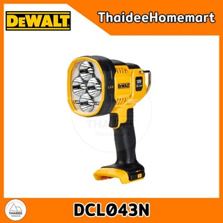 DEWALT ไฟฉายไร้สาย หลอดLED 18V. DCL043N KR2 (ตัวเปล่า) รับปร…