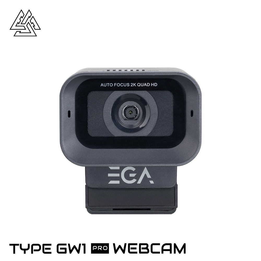 EGA TYPE GW1 Pro Webcam กล้องเว็บแคม 2K Quad HD โฟกัสอัตโนมัติ พร้อมไมโครโฟนตัดเสียงรบกวน ของแท้รับป