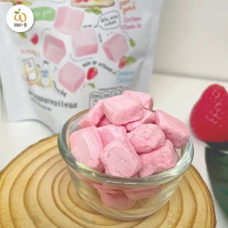 Wel-B Freeze-Dried Cheese Strawberry 20g (ชีสกรอบ รสสตรอว์เบอรี่ 20 กรัม) 1ซอง