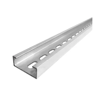 รางเทอร์มินอล รางปีกนก DIN RAIL อลูมิเนียม (ความยาว 1 เมตร) หนา 1.1 มม.