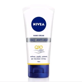 [75 ml] NIVEA Hand Cream Anti-Age Q10 75ml นีเวีย ครีมบำรุงมือสูตรคิวเทน.