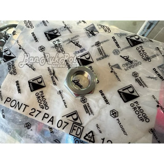 น๊อตเสาครัช เบอร์ 19 (ตรงฝาครอบแคร้ง) new vespa ทุกรุ่น