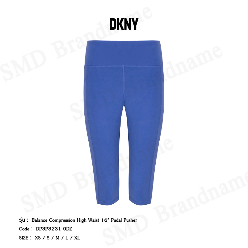 DKNY Sport กางเกงออกกำลังกาย รุ่น Balance Compression High Waist 16" Pedal Pusher Code: DP3P3231 0DZ