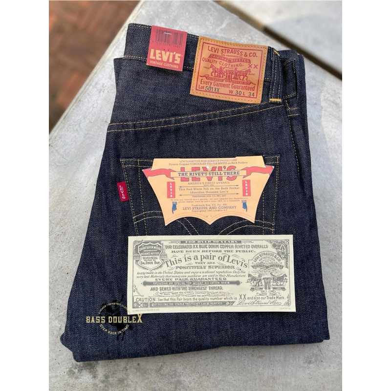 กางเกงยีนส์ Levi's LVC 1947 501XX ริมแดง MADE IN USA