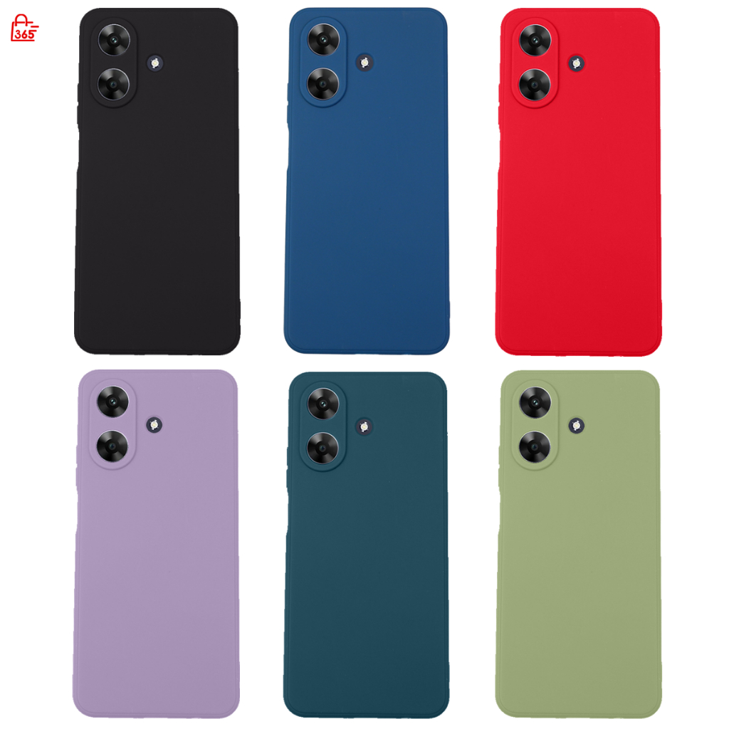 เคส สำหรับ Realme Note 60 เคสซิลิโคนนิ่ม สีพื้น กันกล้อง TPU บาง
