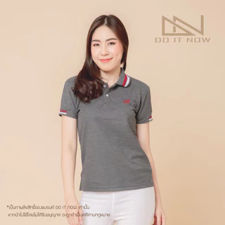 เสื้อโปโล รุ่น Rocking Horse 🔥สีเทาท็อป🔥 (หญิง) By Doitnow สินค้าคุณภาพ จากแห่งผลิตโดยตรง!!