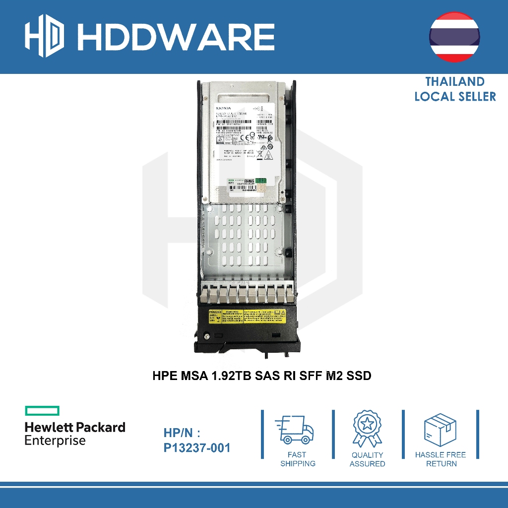 HPE MSA 1.92TB SAS RI SFF M2 SSD // P13237-001 // R0Q47A // KPM51RUG1T92 // SDFBE05GEA01